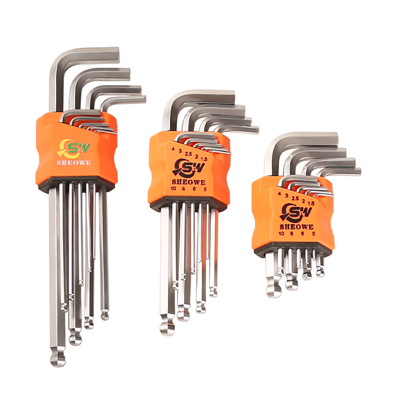 Hex socket wrench set S2 ball head Hex Socket screwdriver Hexagonal wrench 6 internal Angle universal wrench Hexagonal Item Picture