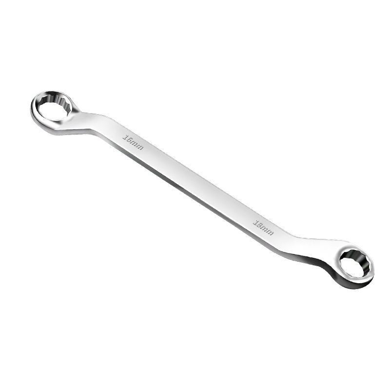 A box wrench, a double-headed glasses wrench, a 12-angle socket wrench, a high-hardness, anti-rust, mirror-finish single dual-purpose wrench tool Item Picture