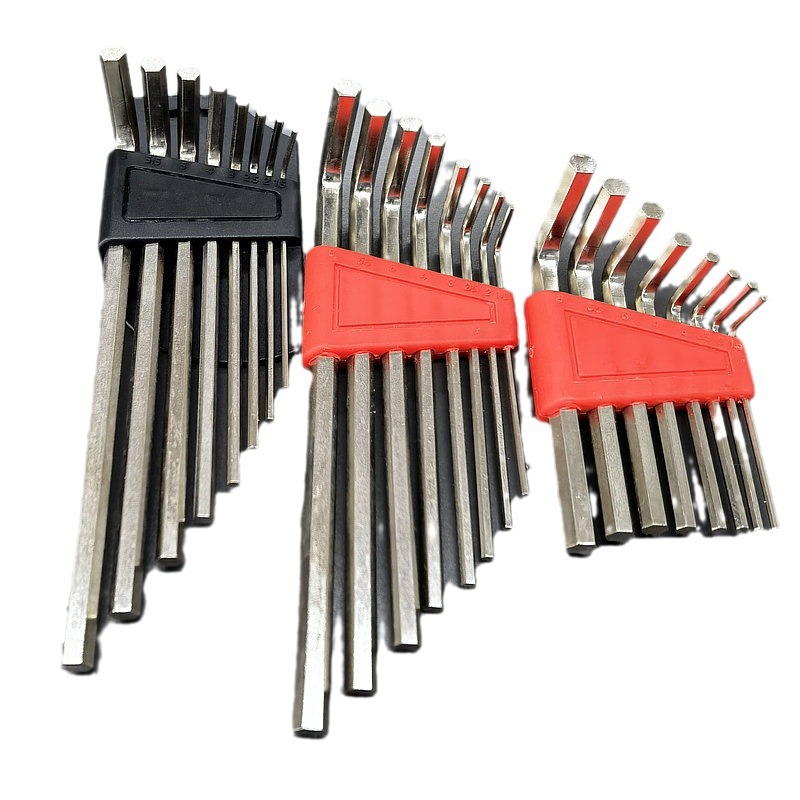 Niu Li nickel-plated hex socket wrench 8-piece set, a household multi-functional hardware tool and fitness equipment, galvanized and hardened Item Picture
