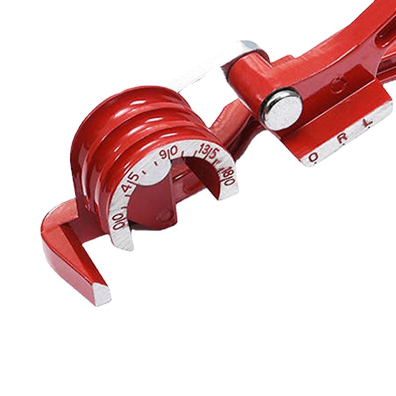 Manual pipe benders, three-slot pipe benders, air conditioning copper and aluminum pipe manual spring pipe benders, imperial and metric pipe benders Specification drawing