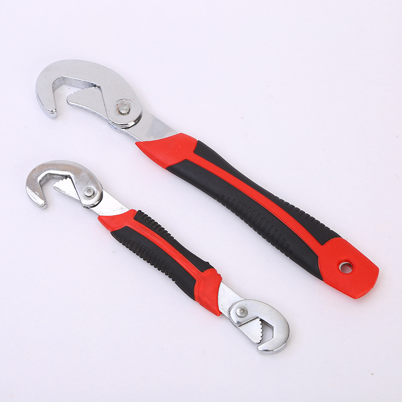 Multi-functional adjustable wrench, bathroom wrench, large open-end pipe wrench, universal small wrench, vise tool set undefined
