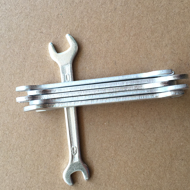 Factory direct sales of 8mm-10mm small stamping open-end wrenches, stamping small wrenches full figure