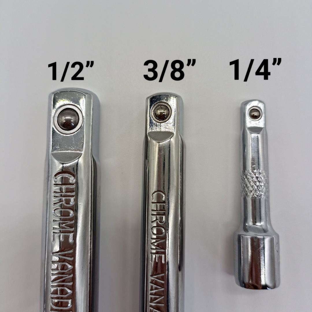 Sleeve connection rod, extension rod 1/2, ratchet wrench tool 3/8, large, medium and small fly extension rod 1/4, short extension rod details Picture