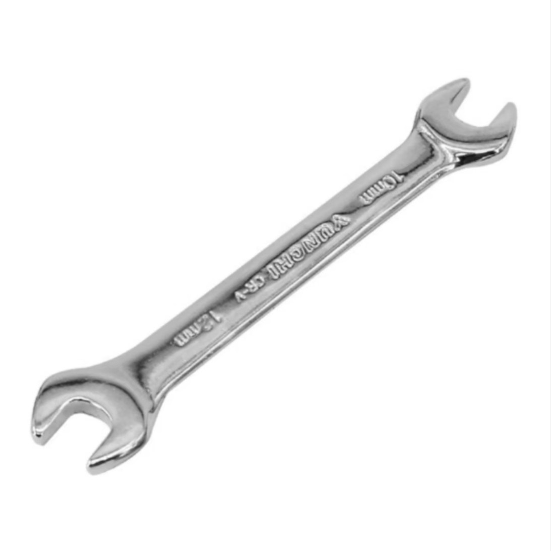 Mirror-finished heat-treated carbon steel double-head box open-end wrench, auto repair machine repair open-end wrench, box wrench, fixed wrench Item Picture