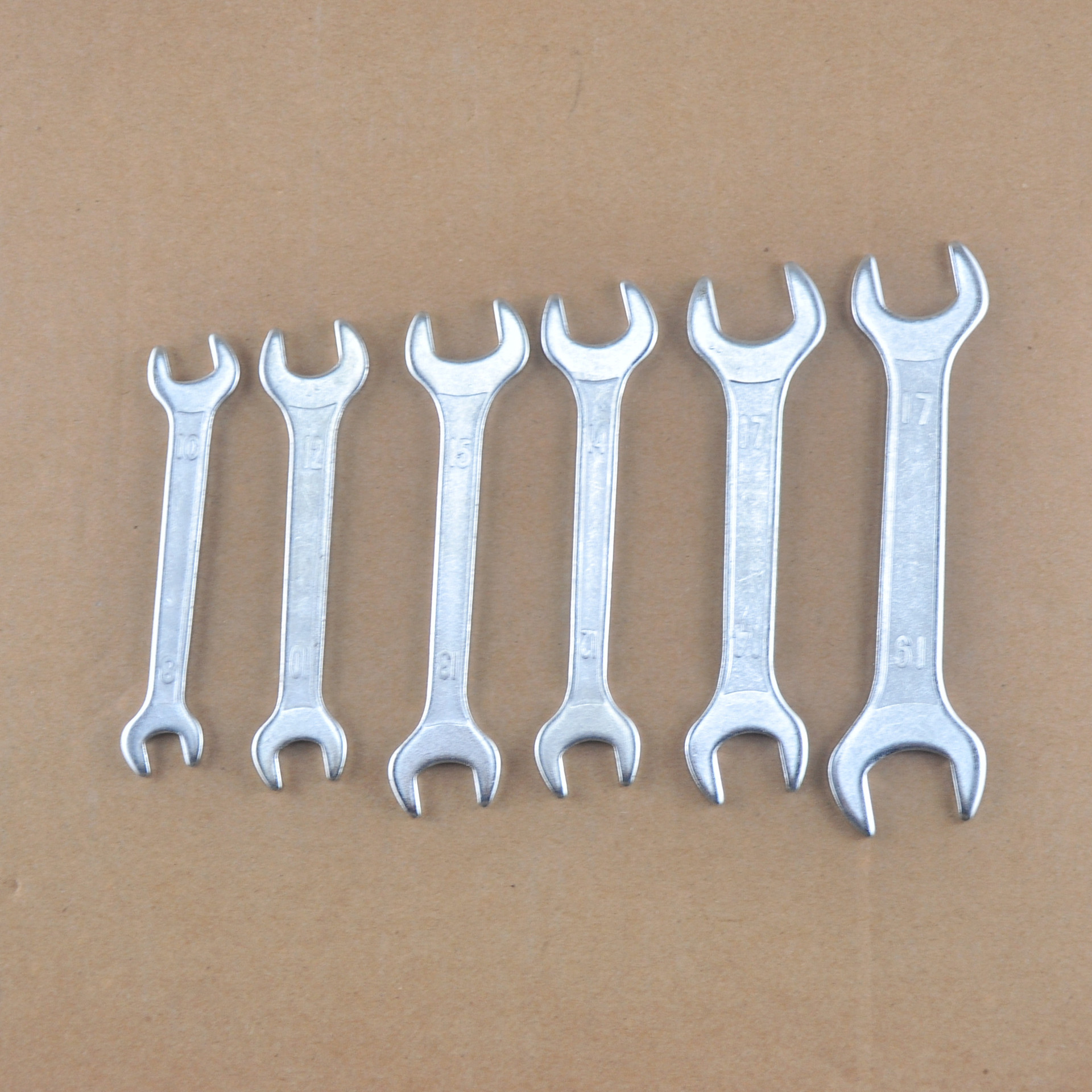 Open-end wrench, sheet metal stamping open-end wrench, bicycle wrench, double-ended open-end wrench, fixed wrench undefined