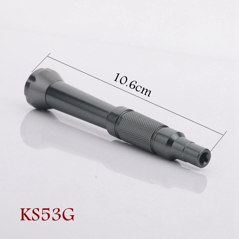 Manual magnetic handle aluminum alloy screwdriver taper is suitable for H4 screwdrivers with 4mm/6.35mm hexagonal bits Item Picture