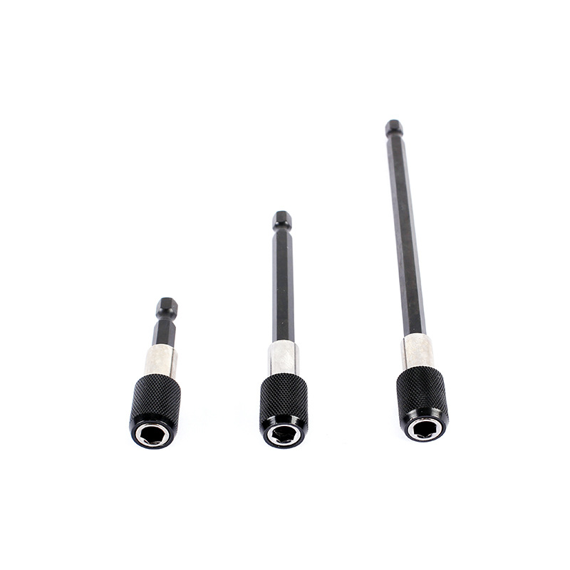 Cross-border hexagonal quick-release self-locking connecting rod extension rod, electric drill screwdriver extension quick transfer rod, batch head extension rod Item Picture