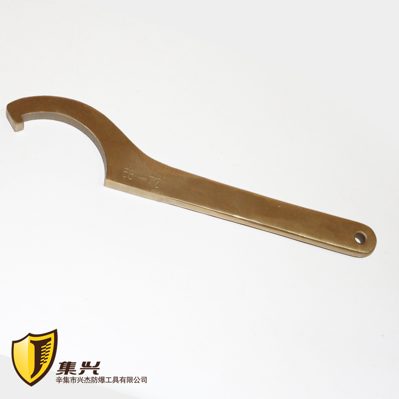 Jixing brand explosion-proof hook wrench, hook wrench, explosion-proof wrench, copper wrench, crescent wrench Application Scenario