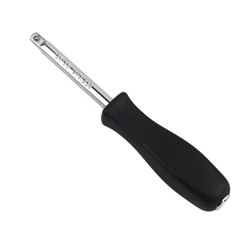 Xiaofei handle, 6.3mm screwdriver handle, 1/4 black small square rod, connecting rod, force-increasing screwdriver socket wrench accessory Item Picture