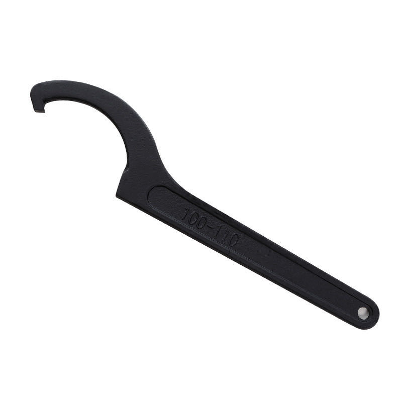 Wholesale electrician and plumber repair crescent wrench, hook wrench, round nut, side hole hook, household water meter cover wrench Item Picture