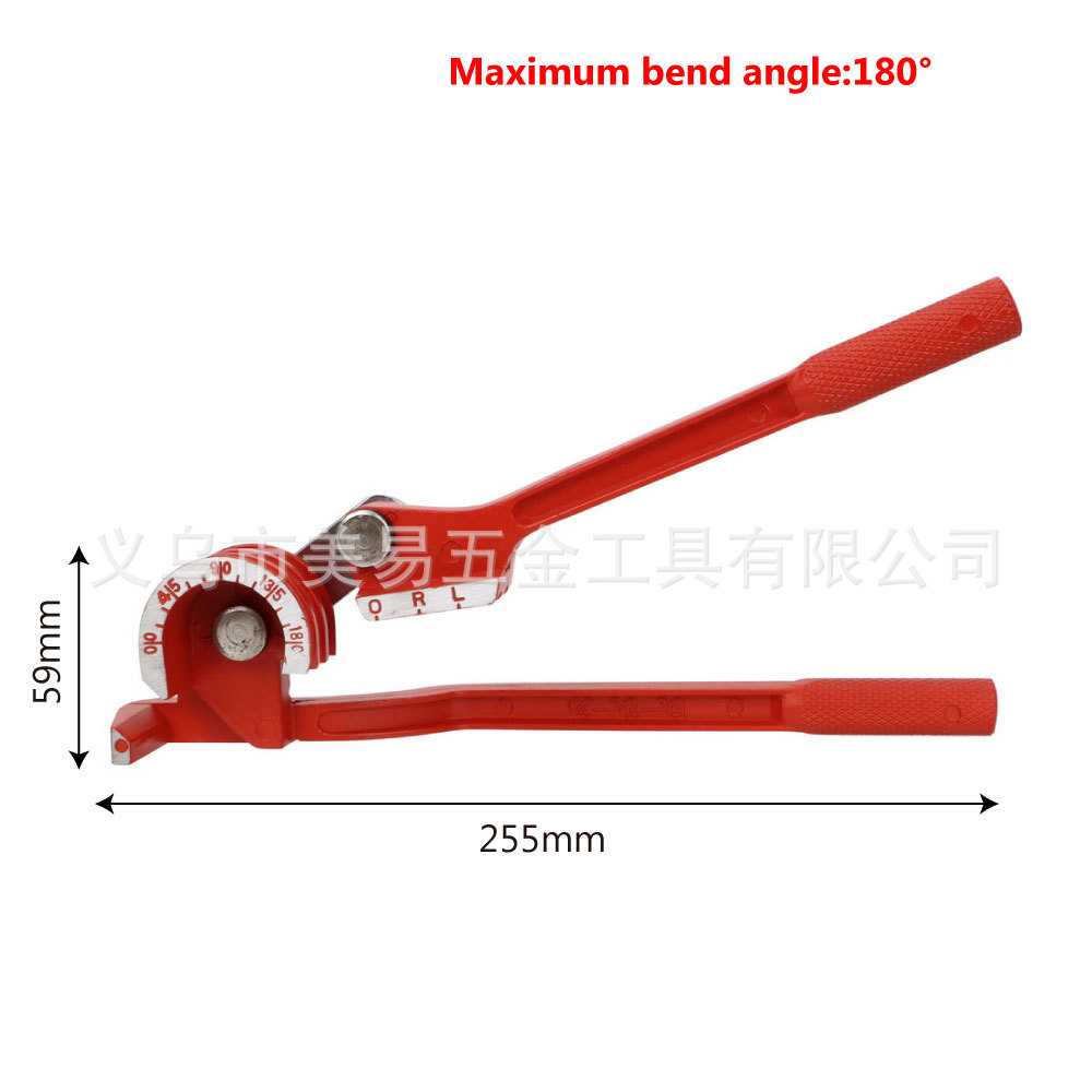 Pipe bender, alloy steel pipe bender, three-in-one combination pipe bender, 90 - and 180-degree pipe bending tool, copper pipe bender Application Scenario