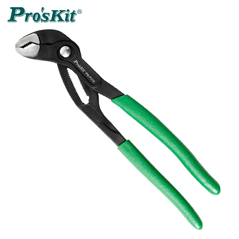 Taiwan Baogong 10-inch pump wrench PN-P210 Quick-adjustment multi-functional adjustable pipe wrench wrench pipe full figure