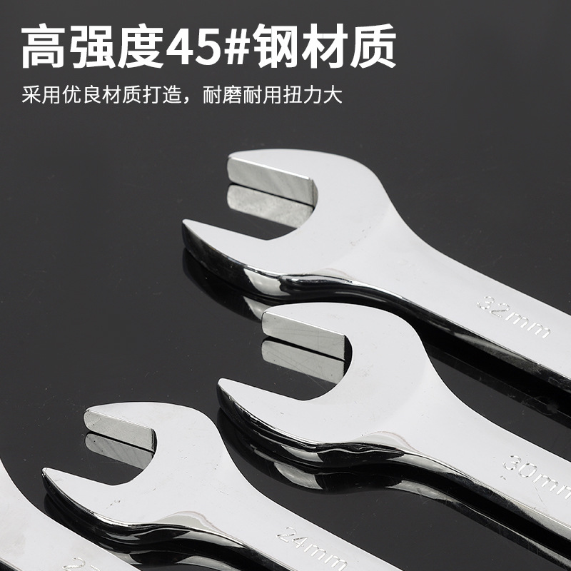 Manufacturer's supply of mirror box wrenches, open-end dual-purpose wrenches, double-ended ratchet wrenches, auto repair tools details Picture