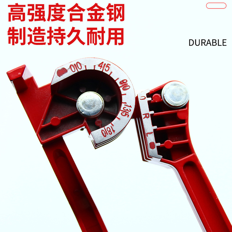 Manual pipe bender, three-slot pipe bender, air conditioning copper and aluminum pipe manual spring pipe bender, metric pipe bender Application Scenario