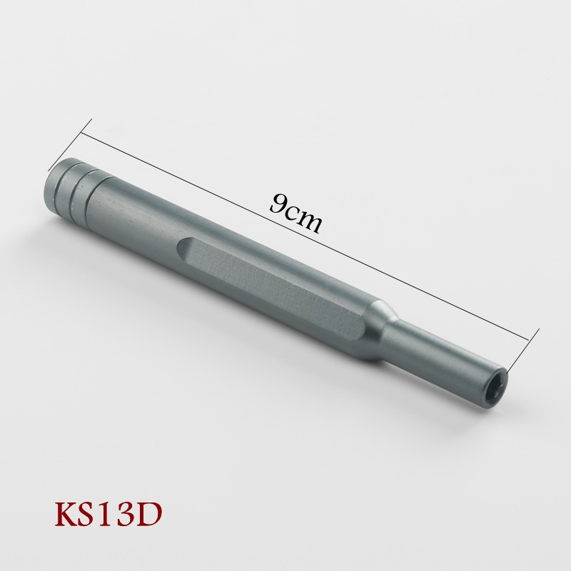 Manual magnetic handle aluminum alloy screwdriver taper is suitable for H4 screwdrivers with 4mm/6.35mm hexagonal bits details Picture