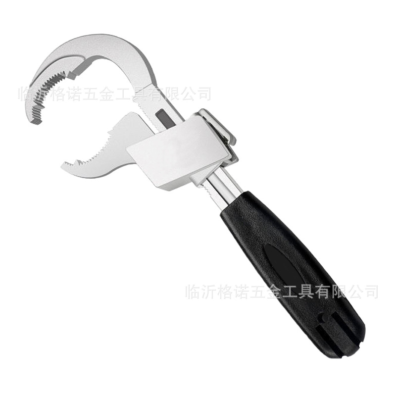 Multi-functional bathroom wrench, aluminum alloy sink wrench, household hose, faucet, adjustable wrench with large opening Item Picture