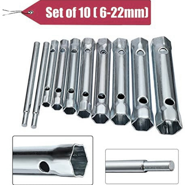 The manufacturer supplies automotive spark plug socket hex key wrench maintenance and disassembly tools, including tubular hollow sockets Specification drawing