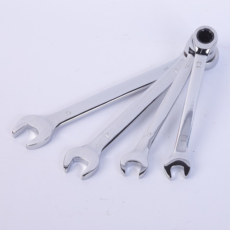 72-tooth ratchet dual-purpose wrench, box open-end wrench, 8-32MM multi-functional quick wrench, hardware tool set Specification drawing