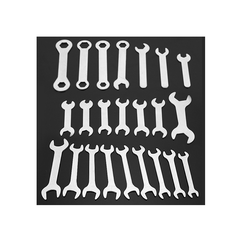 Factory direct supply of matching open-end wrenches, double-ended manual open-end wrenches, dual-purpose stamping simple closed-end wrenches wholesale Item Picture