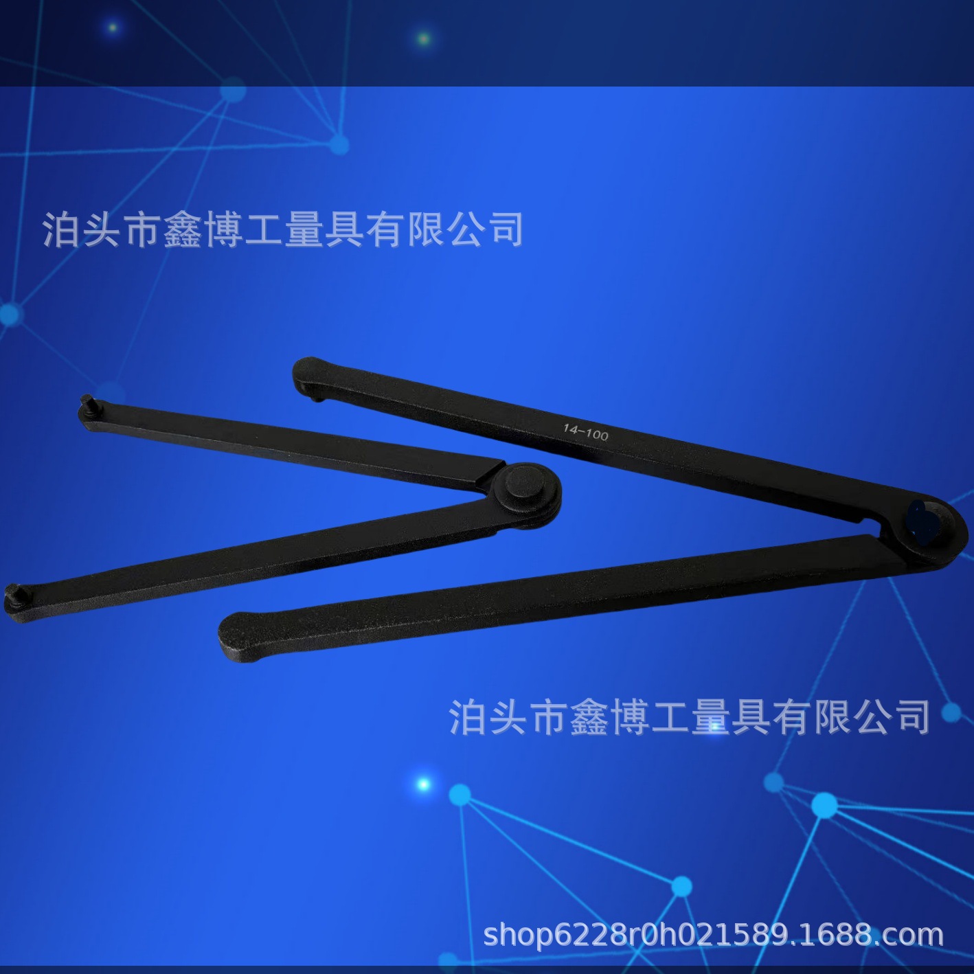 Angle grinder, pin-type hand wrench, grinding wheel, flange crab mesh wrench, chopstick wrench, adjustable vertical hole hook wrench Application Scenario