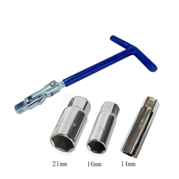Kehong Factory Spark plug socket wrench 4-piece set T-shaped auto repair wrench T-shaped manual tool 16 18 21mm undefined
