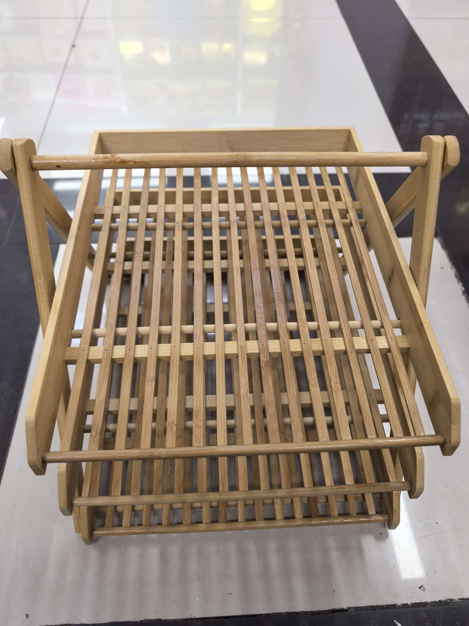 竹制三层置物篮