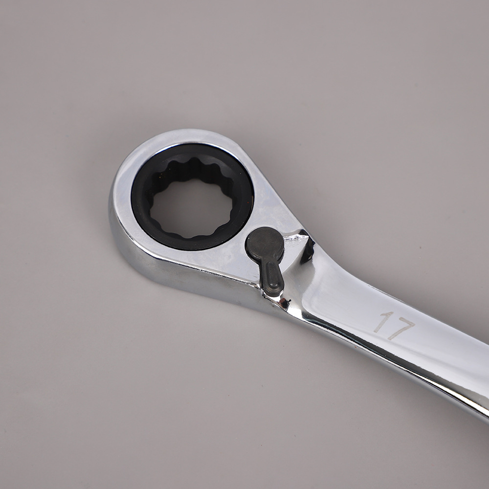 Quick forward and reverse ratchet wrench, multi-specification bidirectional automatic plum blossom plastic handle wrench, household set, car maintenance combination Specification drawing
