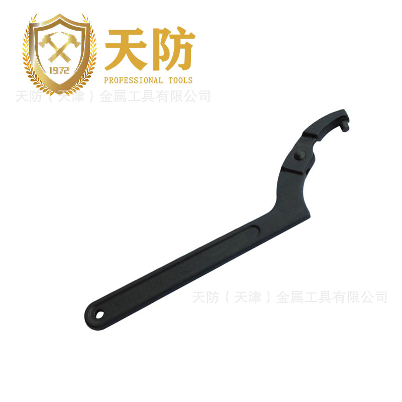 【 Free shipping for orders starting from 5 pieces and small-scale wholesale supported 】 Tianfang steel tools, steel pin adjustable hook wrenches Specification drawing