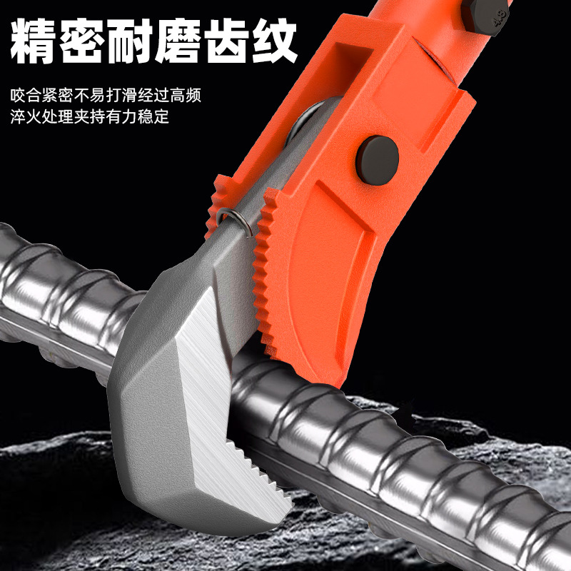 The manufacturer supplies Luwei Luo Vanadium steel quick rebar wrenches, multi-functional pipe wrench wrenches and rebar wrenches details Picture