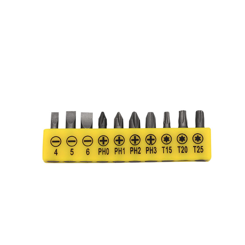 6.35 Mini double-ended socket wrench with 7-shaped L-rod for connecting rod and handle of air screwdriver/screwdriver/screwdriver head undefined