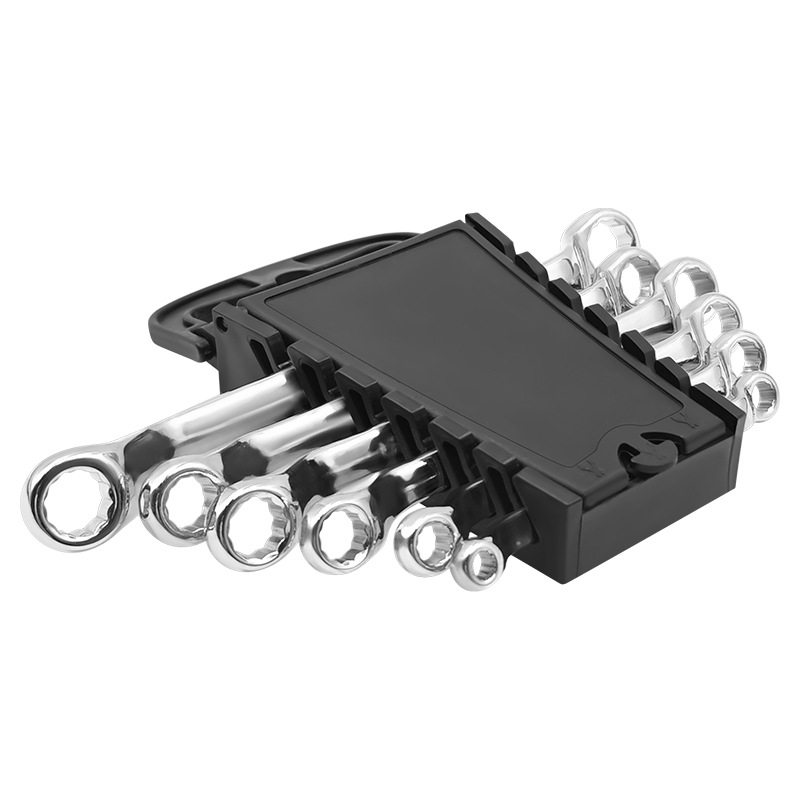 Cross-border exclusive double-head box wrench set, high-strength chromium-vanadium steel auto repair tool, high hardness and large torque Item Picture