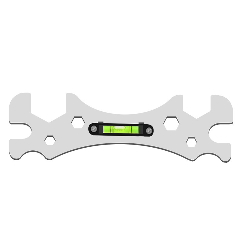 Multi-functional wrench, shower head, shower level, thickened hexagonal wrench, curved foot level, installation, bathroom maintenance Item Picture