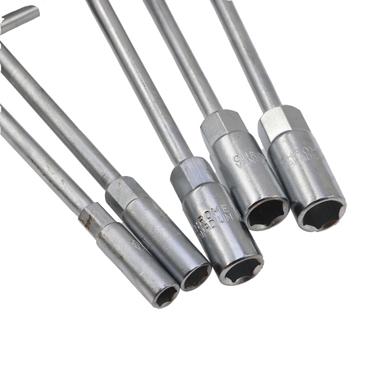 Convenient T-socket wrench, short T-socket, T-socket, 8mm, 10mm, 12mm, 14mm short T-socket Specification drawing