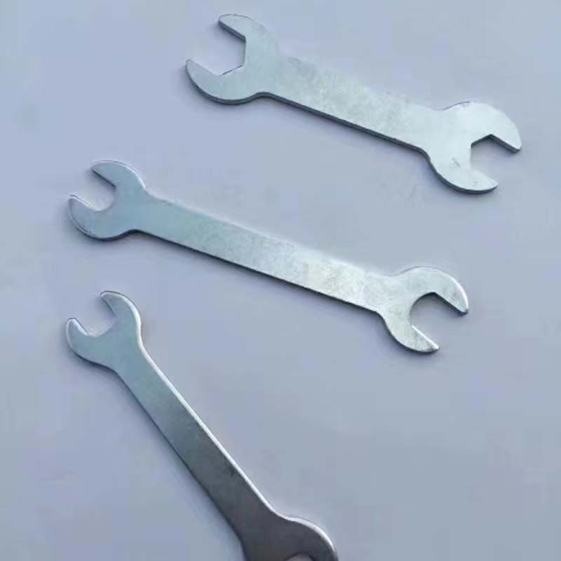 Wrench hexagonal T-shaped open-end wrench, single-head open-end wrench, small wrench for stamping iron sheet, simple open-end wrench details Picture