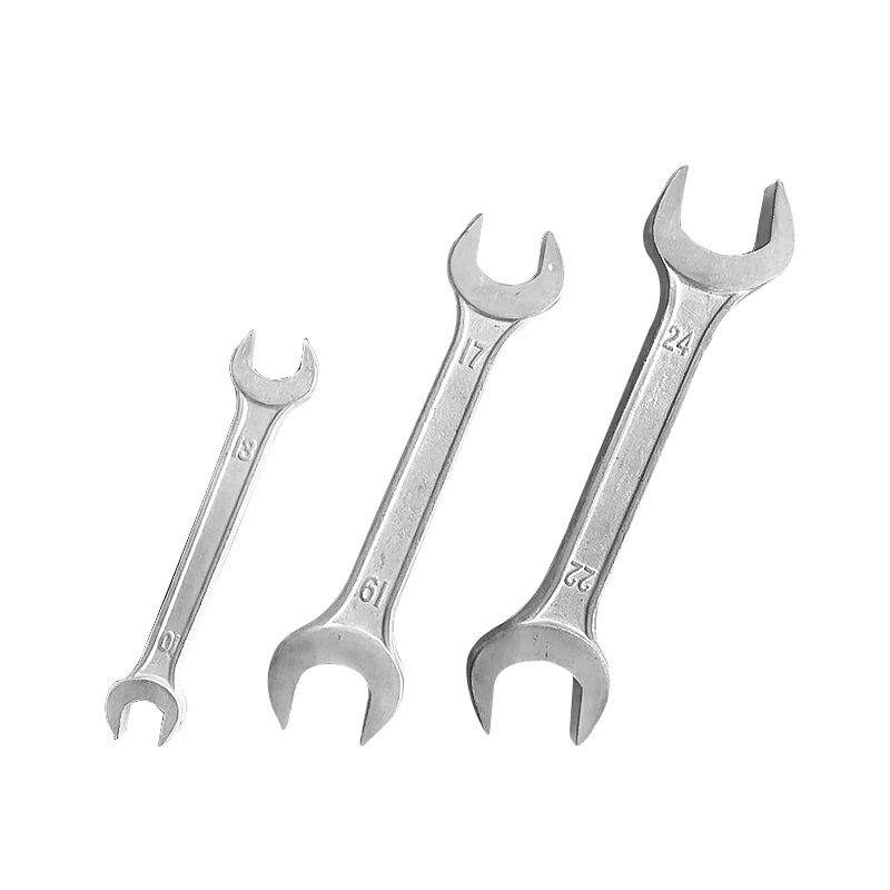 Factory direct supply of dual-purpose galvanized forged wrench, metric auto maintenance distribution double-opening manual wrench Item Picture