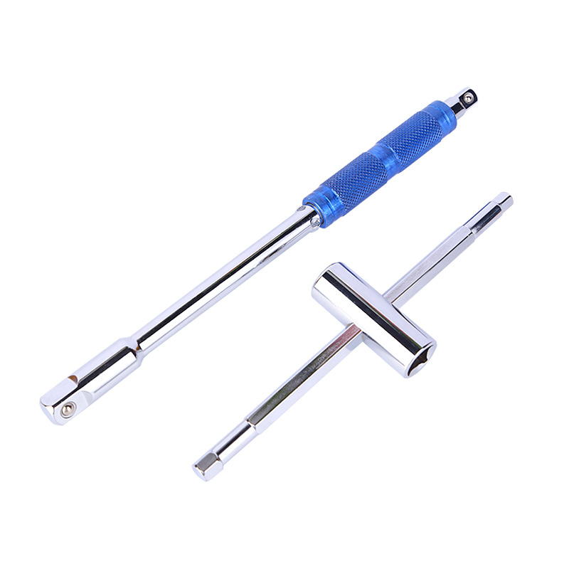 Three-purpose T-shaped rod, socket, extension rod, wrench socket, universal connection rod, bending rod, connecting rod, tool, mid-flying extension rod Item Picture