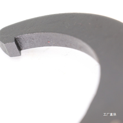 Japanese-style side-hole water meter cover square head nut adjustable hook-shaped crescent wrench flexible hook-shaped eight poles Specification drawing