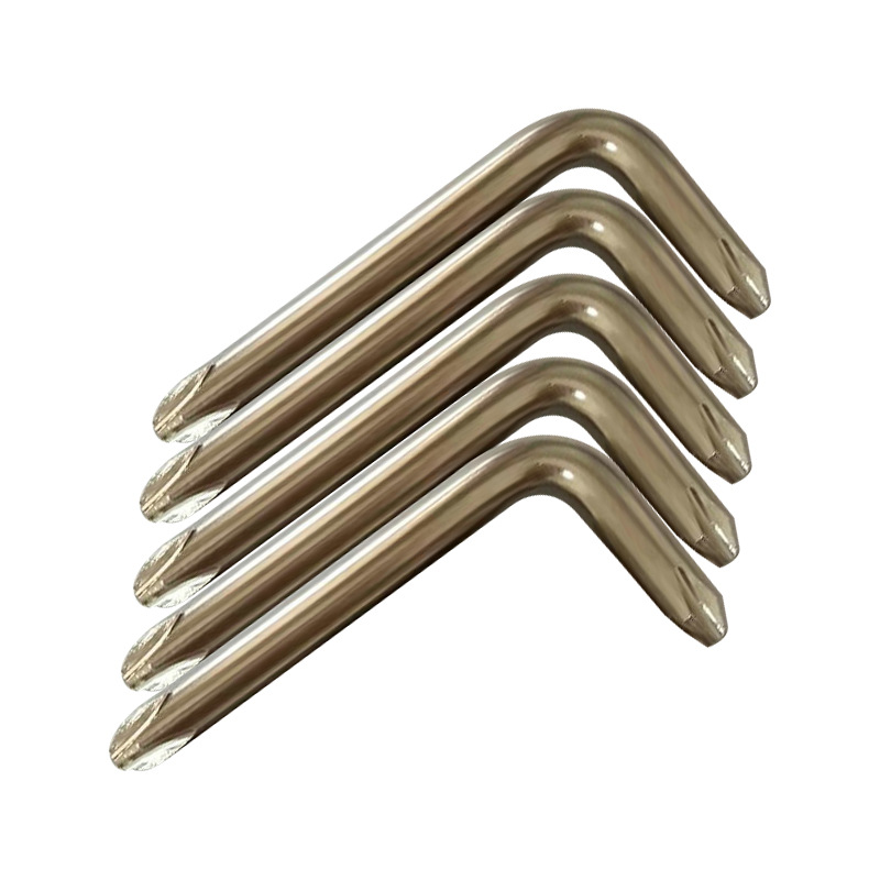 Manufacturer's 7-shaped double-head cross wrench, high-strength nickel-plated and galvanized wrench, simple L-shaped screwdriver wrench wholesale details Picture