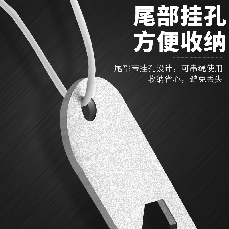 Steel wire binding and iron wire fixing tool, winding iron wire fixator, winding binding tool, greenhouse steel pipe fixing wrench Specification drawing