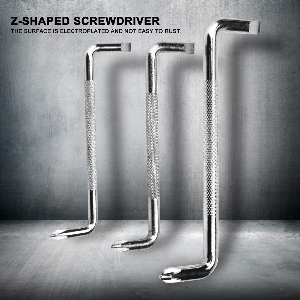 3pcs Z type Double-sided offset screwdriver wrench set full figure