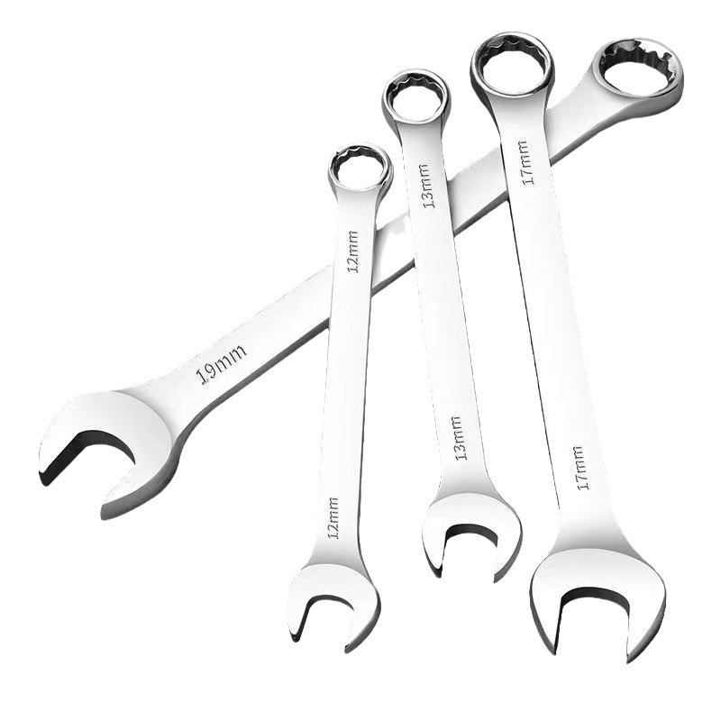 Wrench manufacturer: Luowan steel dual-purpose wrench, open-end wrench, box wrench, fixed wrench, wrench set, fixed head wrench Item Picture