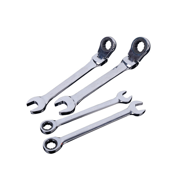 Wholesale of dual-purpose ratchet quick wrenches, straight handle oscillating open-end star-shaped wrenches, and mechanical equipment mirror wrenches from the manufacturer Item Picture