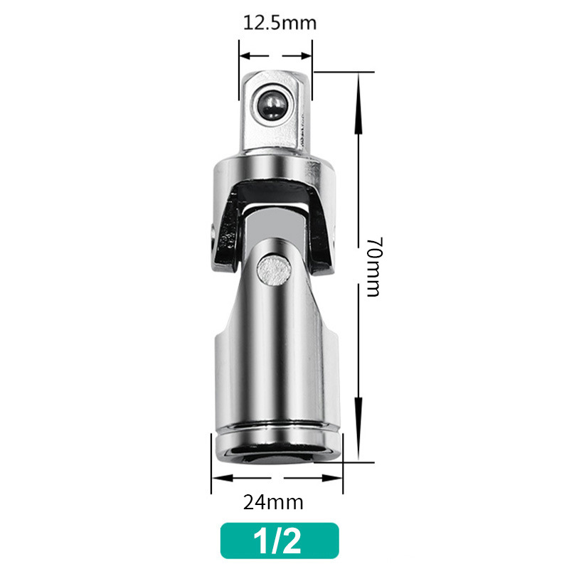 There are three specifications of socket joints, namely 1/4, 3/8 and 1/2, for turning socket wrench joints undefined