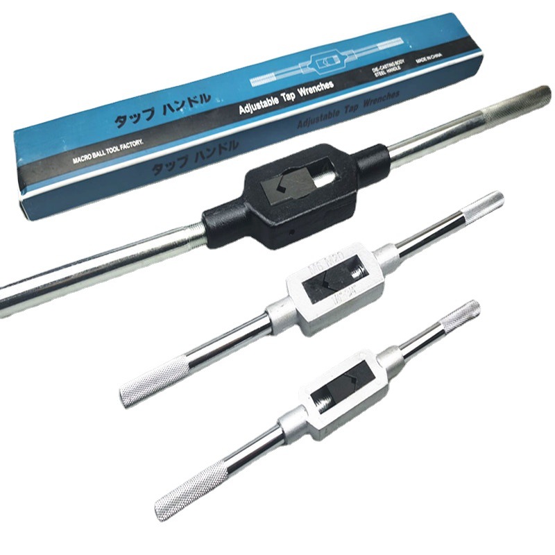Tap wrench (blue) box packaging precision tap, reaming hand and tapping wrench frame manufacturer wholesale full figure
