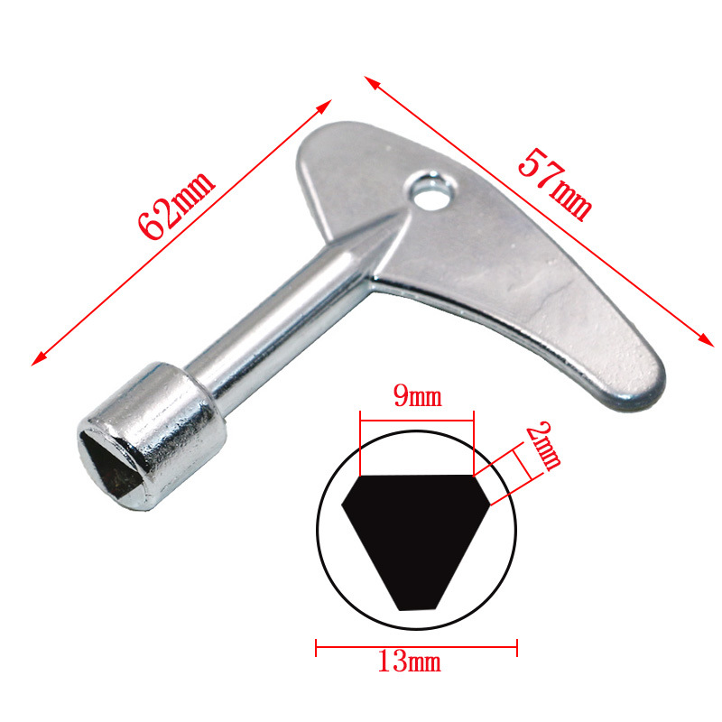 Wholesale single inner triangle keys, elevator keys, inner triangle water meter valve keys Item Picture