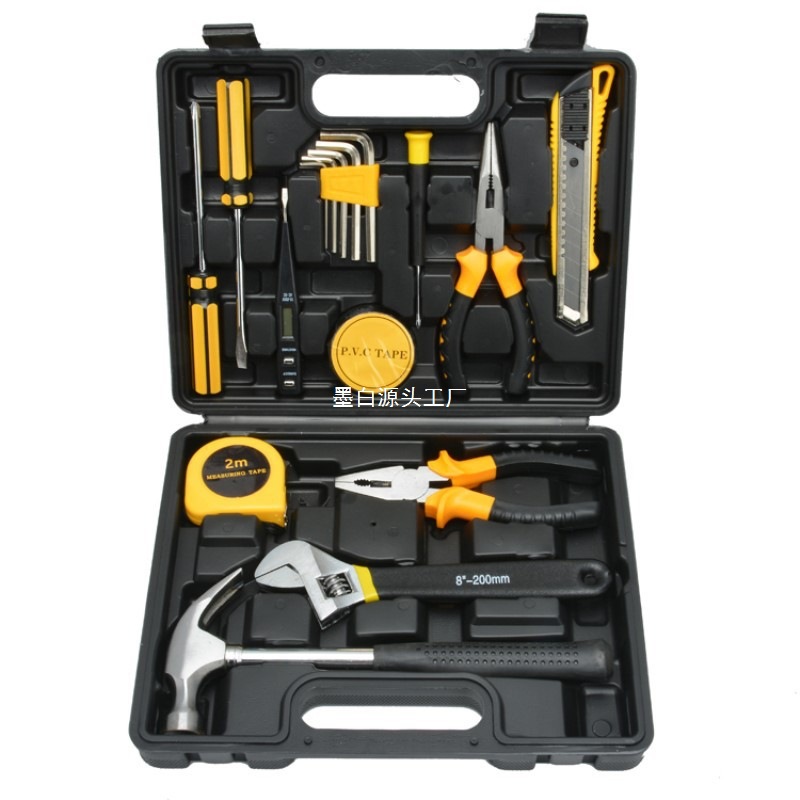 Household tool sets, hardware tool combination sets, tool repair, manual tool maintenance toolboxes, vehicle-mounted details Picture