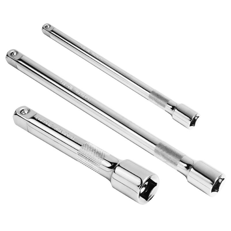 Ximeng 3/8 ratchet wrench connecting rod, 3-inch connecting rod, extension rod, middle flying mirror surface electric wrench accessories Item Picture