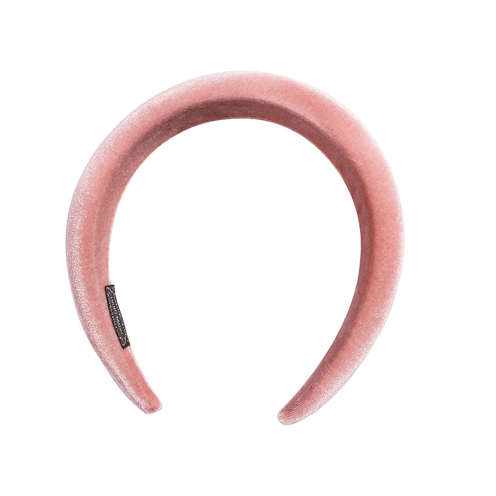 Qiyue Korean version New Fashion hair accessories Sponge hair band Women wide edge headband Cross-border headwear wholesale E3 Item Picture