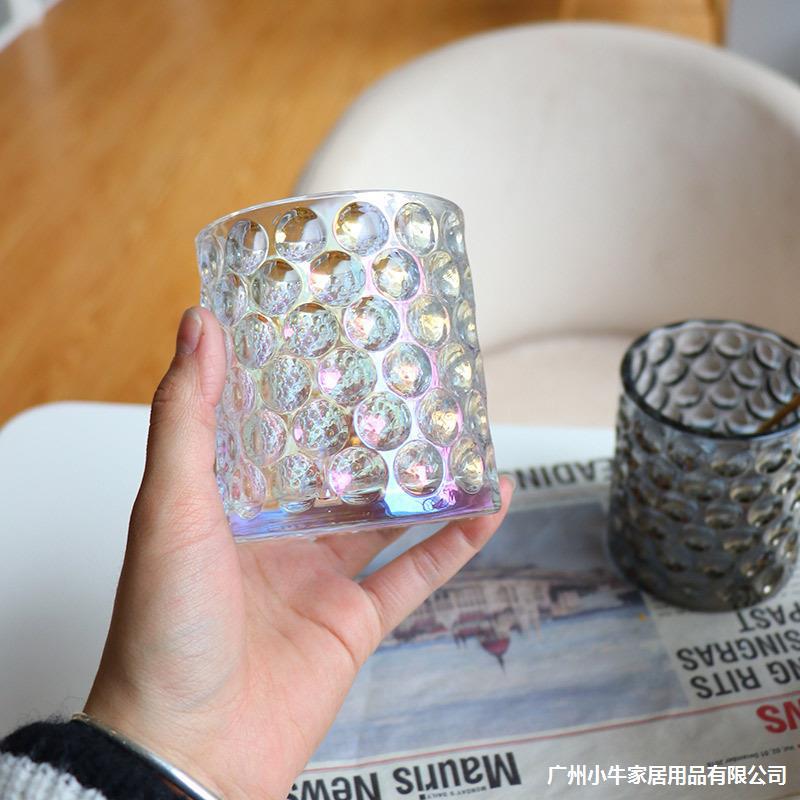 Nordic ins colored beaded whisky wine glasses, household glass water glasses, glass cups, foreign wine glasses Application Scenario