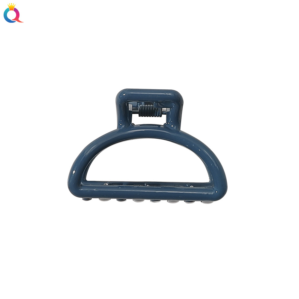 Qiyue Korean hair clip, elegant and stylish, small scratch-off clip, a popular and simple style, features a hollowed-out updo at the back of the head and a shark clip hair accessory Item Picture